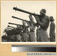 藏品(我駐日佔領軍榮譽第二師在越南海防早演)的圖片